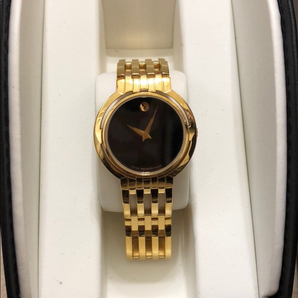 Gold movado watch